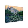 Trademark Fine Art Bonnie B Cook 'English Cottage Landscape' Canvas Art, 35x47 ALI39400-C3547GG